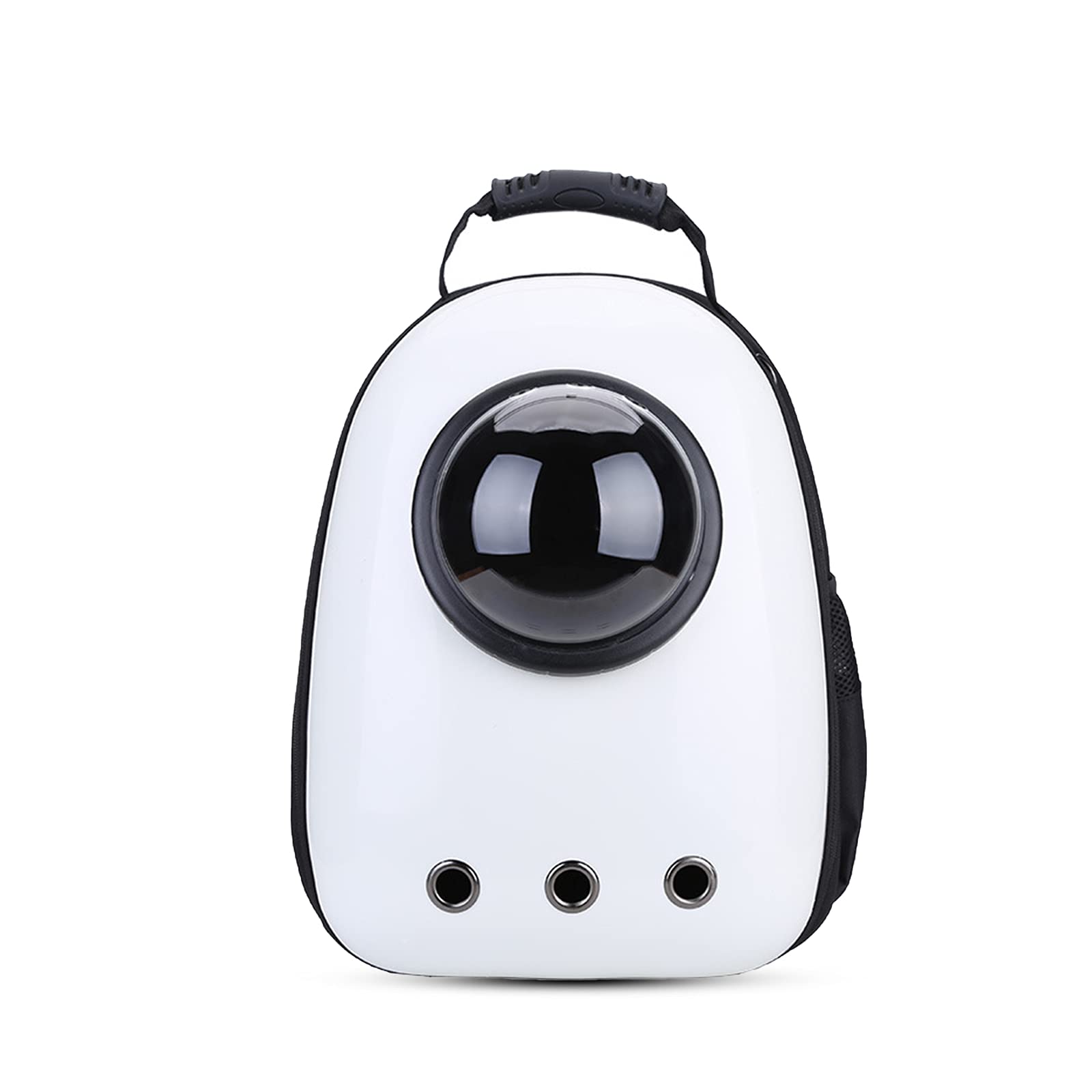 PETCUTE Mochila para Mascota,Transpirable Mochila Transportín Perro con Correa de Hombro Ajustable,Cremalleras Dobles,Bolsa de Transporte de Burbujas para Gato de Perro Pequeños Animales