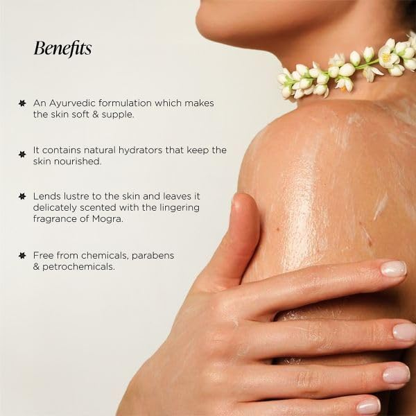 Forest Esential's Ultra-Rich Body Milk, Mogra Fragrance, 200 ml - Image 4