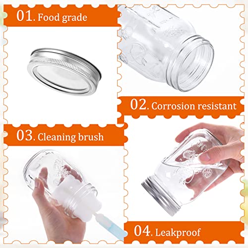 YUEYEE Einmachgläser 1L,Vorratsgläser mit Deckel,Mason Jars zum Gären, Einmachgurken,Tomaten,Marmelade,Lagerung Nudeln… - Image 7
