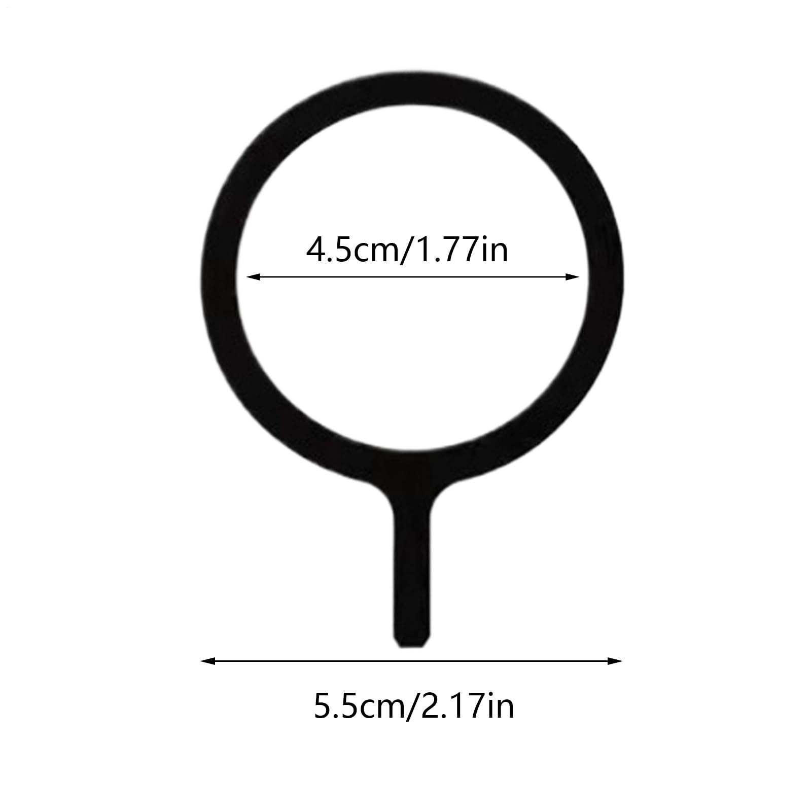 Autocollant magnétique pour coque de téléphone – Feuille magnétique ultra fine, adaptateurs de support de charge, disque métallique adhésif durable