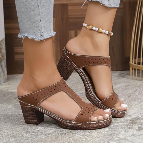 Women's Fashion Slippers Comfortable Open Toe Wedges Casual Outdoor and Beach Wear Perfect Summer Season Womens Zx23