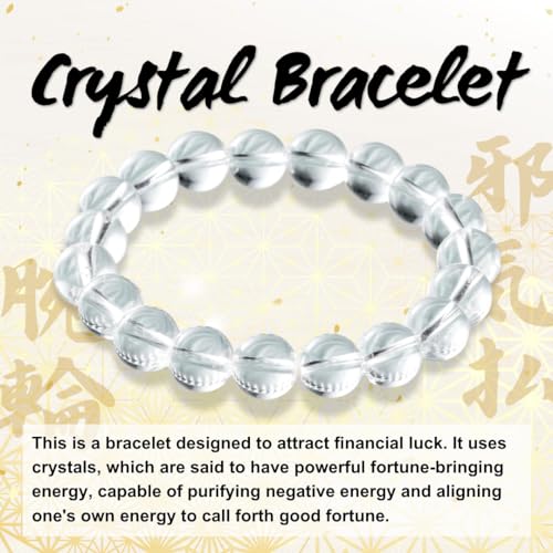 MADE IN JAPAN good luck feng shui Bracelet crystal bracelet for women men good luck charm 6-8 inches stretch unisex Japanese traditional shrine prayer2