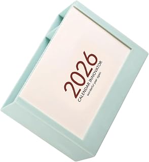 2026 Planner Calendar Pen Holder for Present Giving and Productivity Desk Calendar with Pen Holder