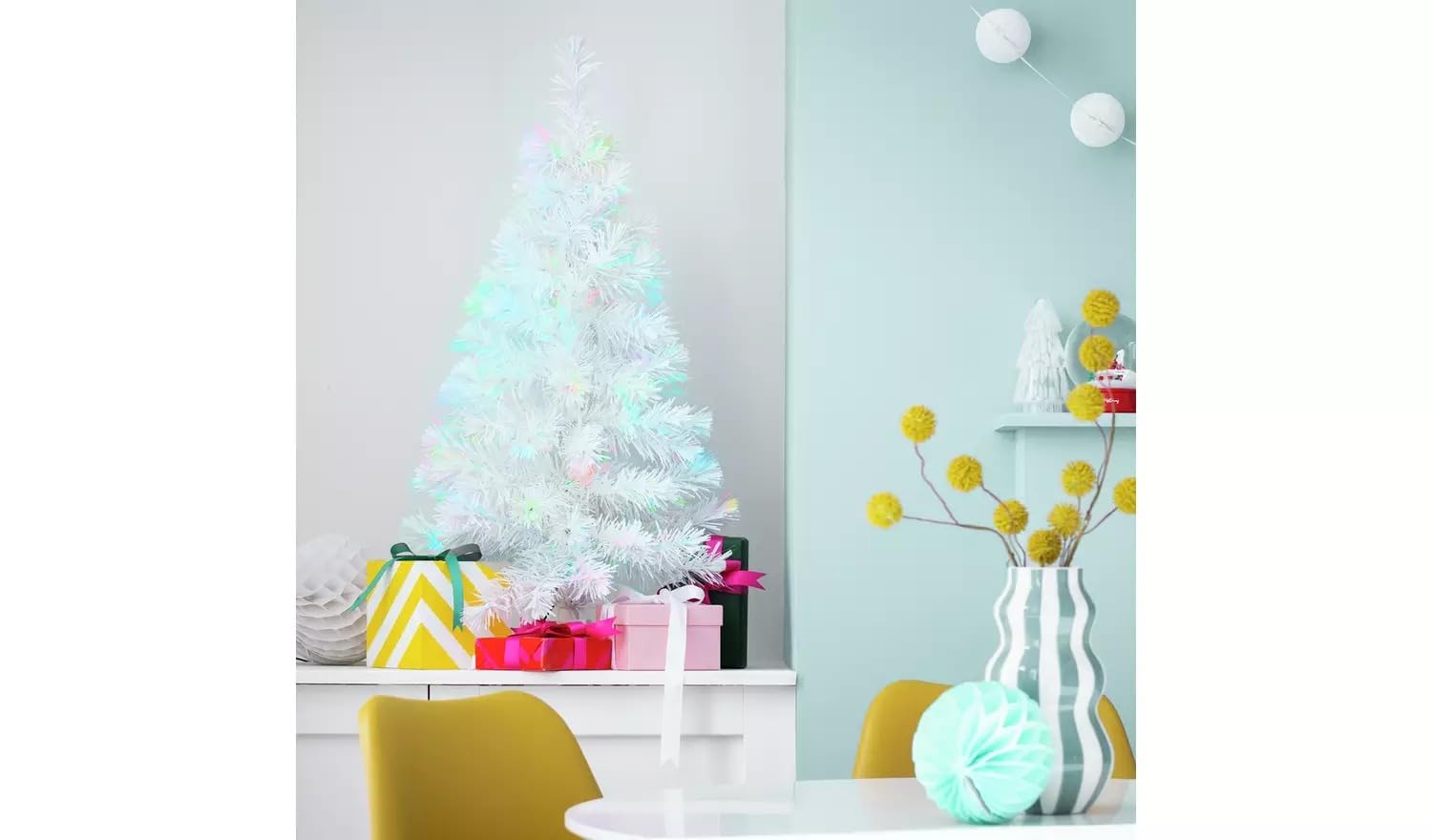 3ft Fibre Optic Christmas Tree - White