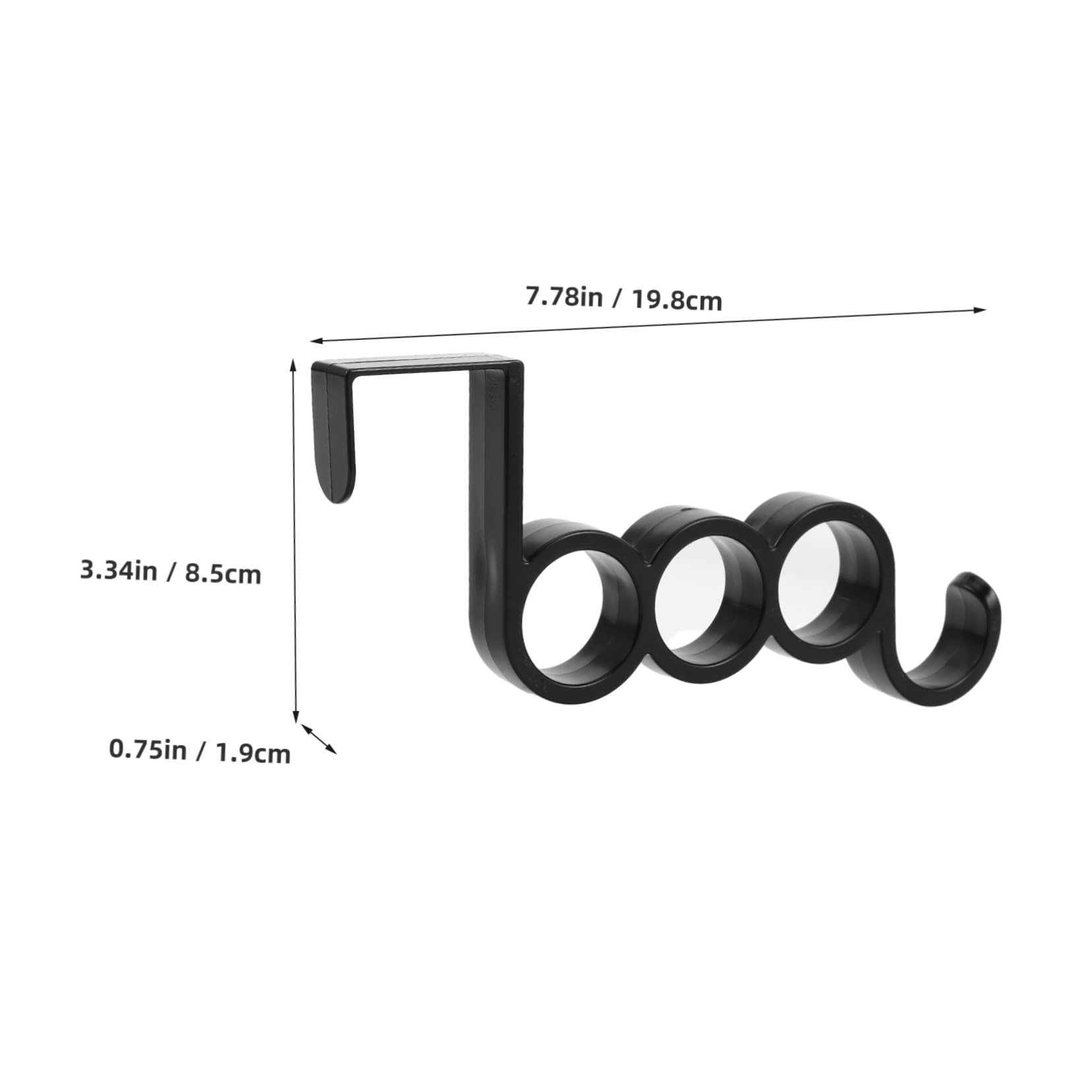 10pezzi Ganci Appendiabiti Da Porta in Resistenti Attrezzi Per Installazione Per Cappotti Cappelli e Vestiti Design Per Ingresso Cucina e Bagno