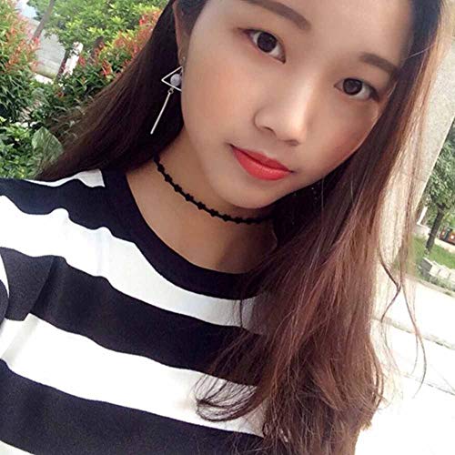 Asymmetric Earrings Geometric Triangle Long Bar Stick Chain Tassel Dangle Earrings for Women Pearl Shell Round Disc Fringe Drop Earring Fashion Jewelry4