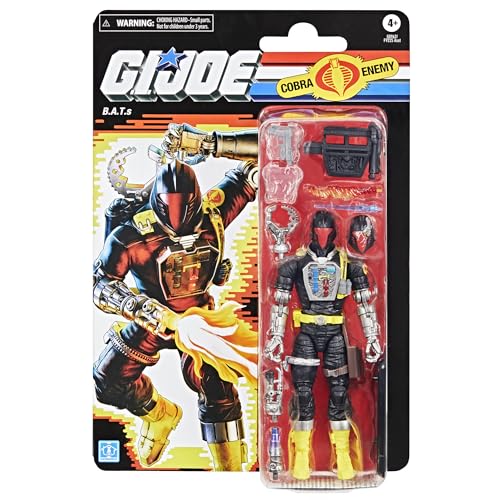 Image of G.I. Joe Classified Series Retro Cardback B.A.T. (Battle Android Trooper), Collectible 6 Inch Action Figure with 11 Accessories