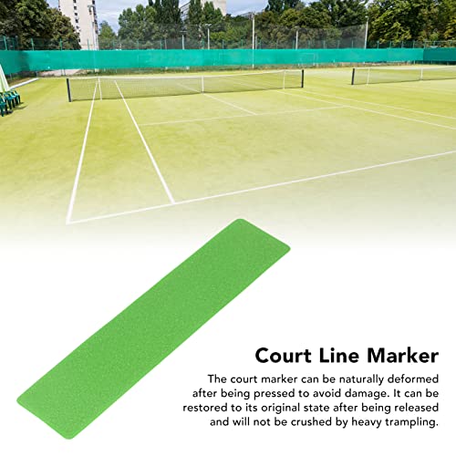 Socobeta Court Line Marker Kit, Tennis Spot Markers Multipurpose Marking Line for Tennis Football Basketball Courts(Green) - Image 3