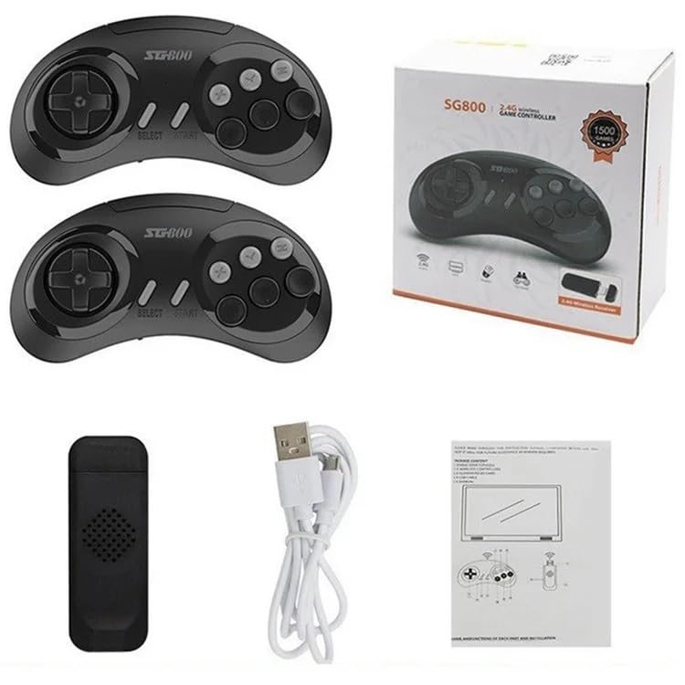 NextTech Elevate Gang SG800 Game Console with 2.4G Wireless, HD visuals. Enjoy 688 Sega Mega Drive Games for a Thrilling and immersive Experience (SG800 Wireless Game) (B0D8VYYSYR) Amazon Price History, Amazon Price Tracker