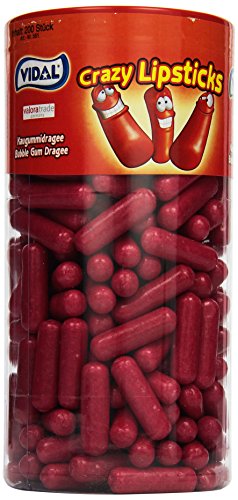 Vidal Crazy Lipsticks Kaugummi 200 Stück, 1er Pack (1 x 1.3 kg) Cover