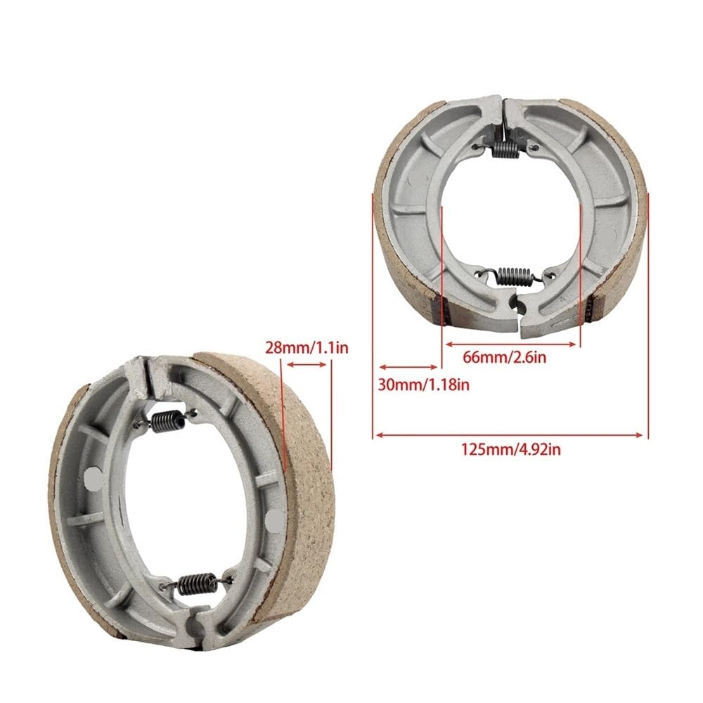 Przednie tarcze hamulcowe motocykla klocki tylne bębny hamulcowe pasują do Hon PCX125 150 SH125 L 125 Vis 110 06430-KWN-900 akcesoria(100 Model)