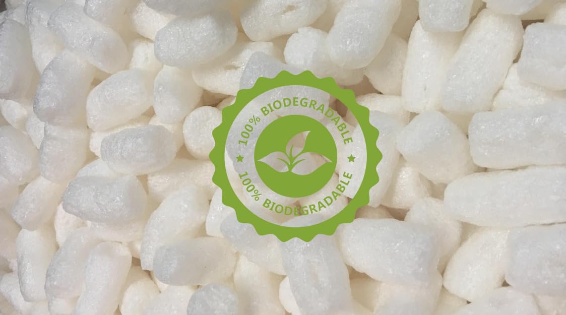 House Naturals 2 Cu Ft Anti Static Packing Peanuts - Cushion for Shipping packing- Made in USA