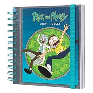 Erik® Schoolagenda 2021 2022 Rick & Morty – Dagagenda 11 Maanden 2021 2022 – 1 dag per pagina