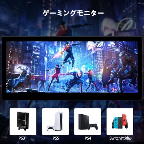 Ulrhzar 小型モバイルモニター タッチパネル 10.3インチ FHD 1920 x 720 ul-10.3inch 720P zj の商品画像 3