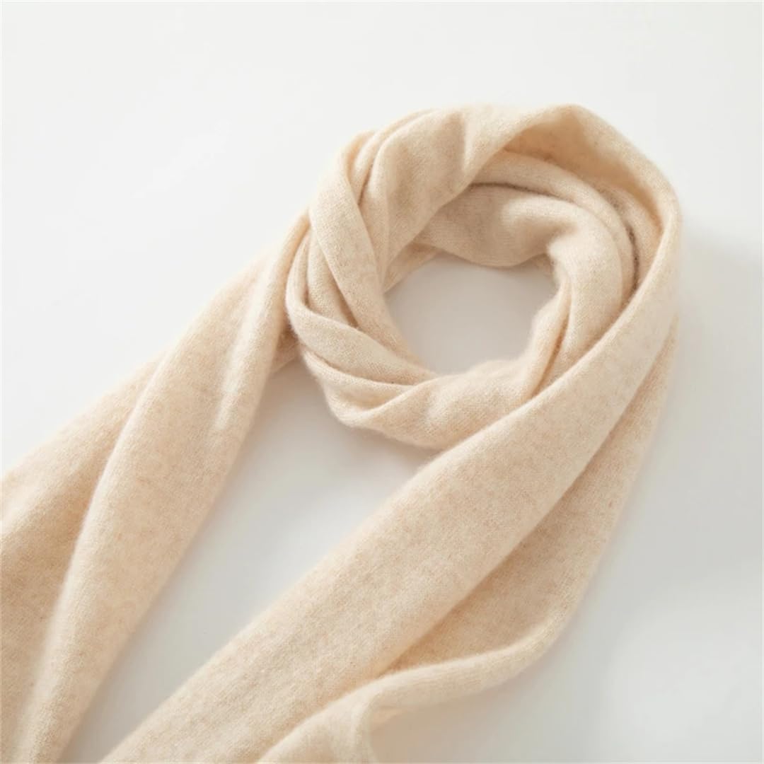 Bufanda de cachemira para mujer, bufanda de primavera, otoño e invierno, bufanda de punto suave y cálida