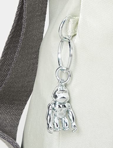 Kipling Mochila feminina de bolsa, 35 x 34 x 32,5 cm, Prata dinâmica, 14x34x32.5 cm (LxWxH)