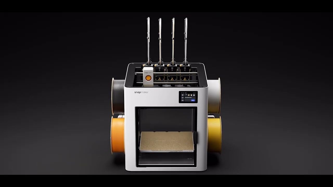 Impressora 3D Snapmaker U1 Wi-Fi Alta Precisão e Alta Velocidade