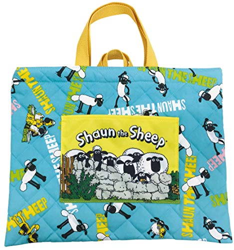 アイプランニング レッスンバッグ ひつじのショーン キルト ブルー W39×H31cm K1396B