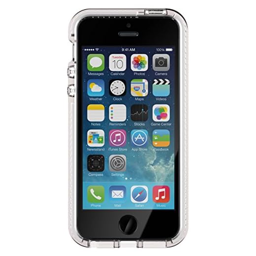 Tech21 Evo Mesh Case for iPhone SE - Clear/White