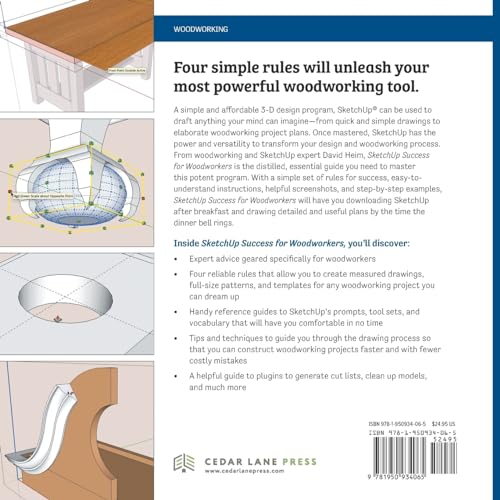 SketchUp Success for Woodworkers: Four Simple Rules to Create 3D Drawings Quickly and Accurately - Image 2