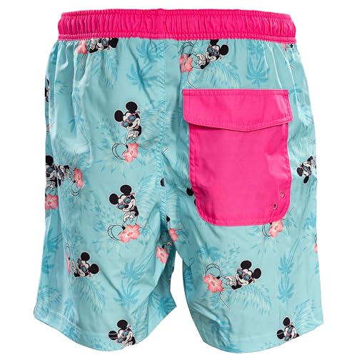 Mickey Mouse Hot Palms Turquoise Swim Shorts – Officially Licensed Swimming Trunks4