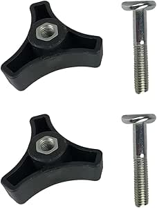 4 Sets Lawn Mower Handle Bolts, Triangle Handle Knob Botswana