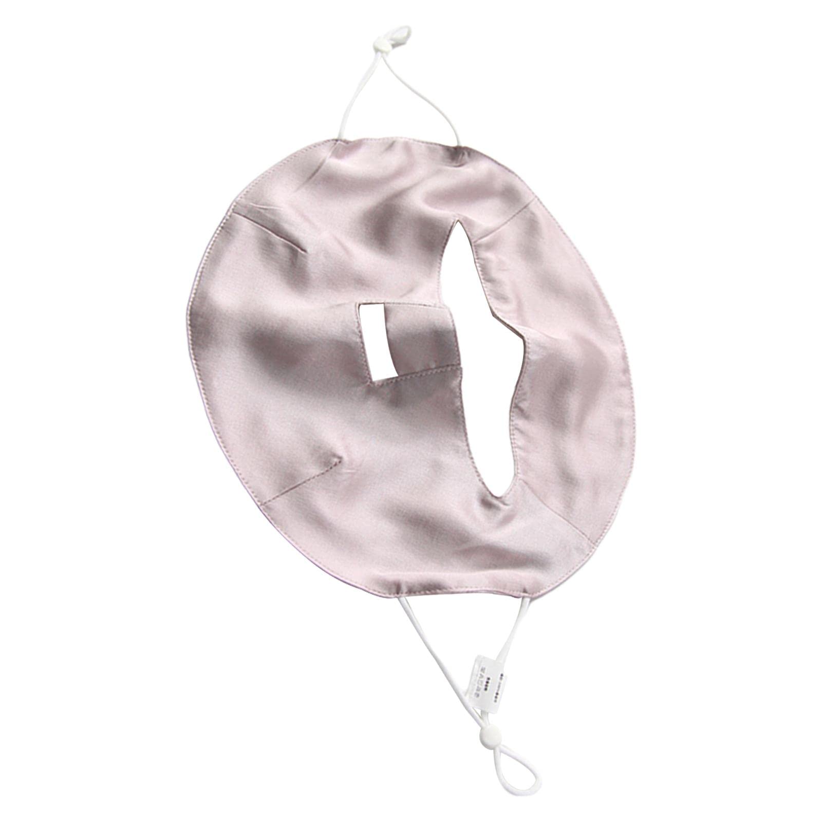 JAZZY PEARLS® Windproof Ice Silk Sunscreen Mask Summer Reusable Full Face Mask Light Pinkother Health Care Supplies Health Care Health-picture-25