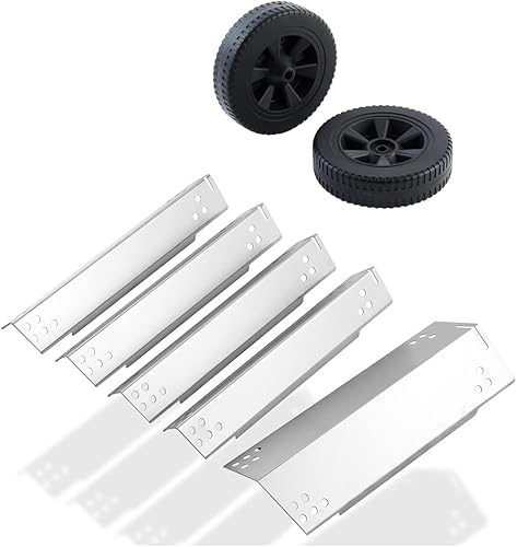 Charbrofire 70-02-411 70-02-412 DGH474CRP Heat Tent Grill Heat Shield 70-05-104 Dyna Glo Grill Wheels Grill Replacement Parts for Dynaglo Gas Grill