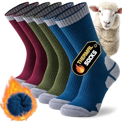 Niorasen Merino Wool Thermal Walking Socks Cover
