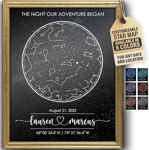 Personalized Star Map — Custom Night Sky Print