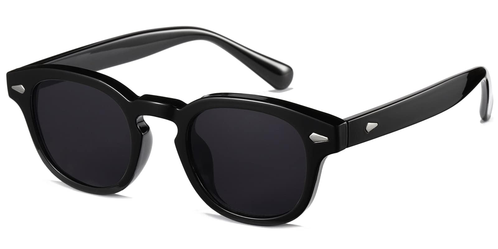 WONAVEHY Occhiali da sole Mens Womens Unisex Retro occhiali da sole per gli uomini donne Pirata Capitano Johnny Depp Stile Vintage Rotondo Stile Occhiali da sole colorati per gli uomini Signore Moda