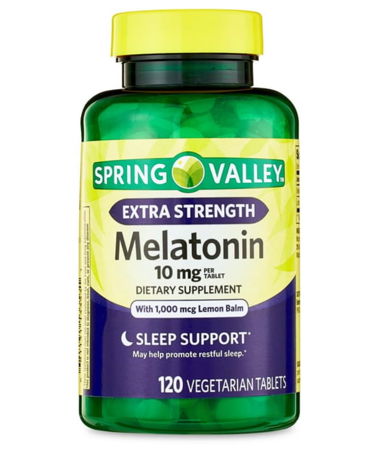 SpringValleys - Pastillas de melatonina para adultos