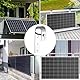 Anbte 2 Stück Balkonkraftwerk Haken 304 Edelstahl, Solarpanel Halterung Haken Balkon inkl. Montagezubehör, Universelle PV Modul Haken für Solarmodule Balkongelände, Flachdach, Wohnmobile (Silber)