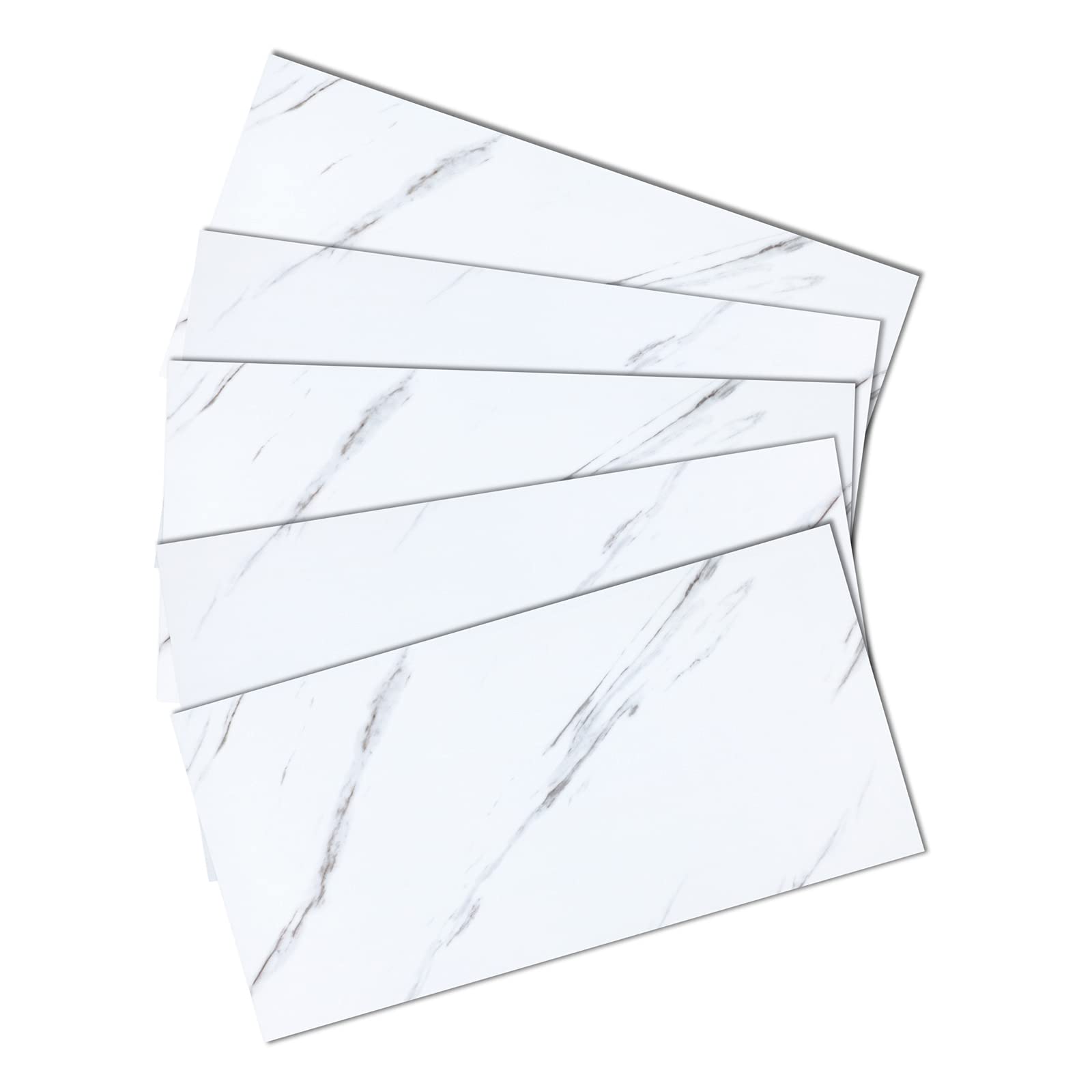 SHINGONE 5 Sheets Peel and Stick Backsplash Kitchen Subway Tiles, Self Adhesive Removable Stick on Kitchen Backsplash, Bathroom Decoration, Fireplace Wall Panels