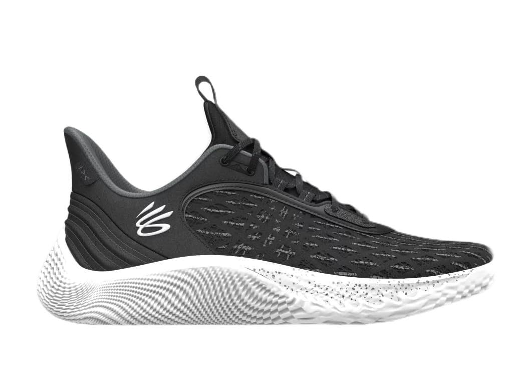 Under ArmourSteph Curry Flow 9 Team Mens Basketball Shoes Black/White