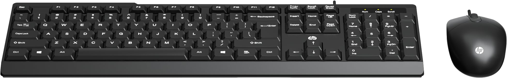 HP KM120 Wired Mouse and Keyboard Combo (AB3D0AA)