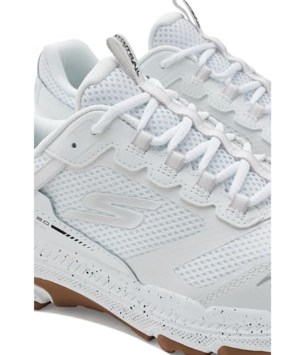 Image of Skechers Women's Trail Altitude 2.0 Ravine | Lace-up leather & mesh upper, Skechers Air-Cooled Goga Mat breathable insole with high-rebound cushioning, Water-repellent