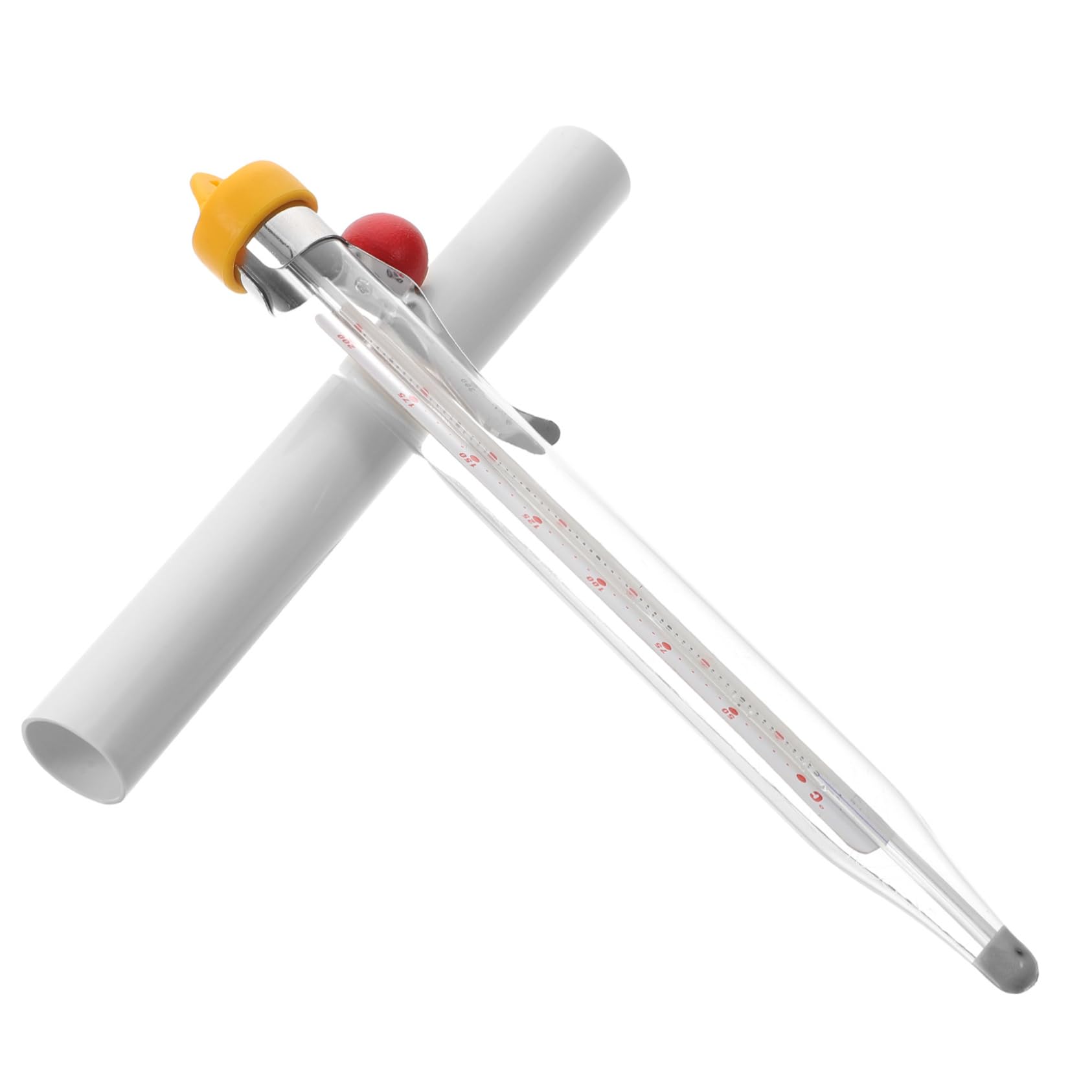 BRIGHTFUFU 1 Set Baking Thermometer Kitchen Thermometer Kitchen Food Thermometer Candy Deep Fry Thermometer Candy Thermometer Glass Thermometer for Syrup Baking Tool Aviation Hydraulic Oil