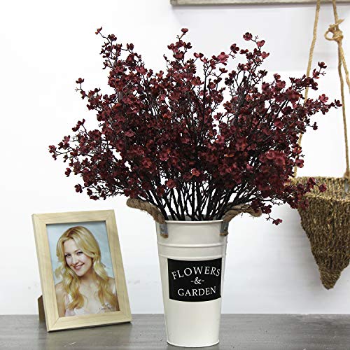 JAKY-Global-Babys-Breath-Silk-Artificial-Flowers-Burgundy-6-Bundle-Fall-Stems-Fake-Plants-Decor-Wedding-Party-Decoration-Bouquets-Real-Touch-DIY-Home-GardenFarmhouseLiving-Room-Autumn-Red-6pcs JAKY Global Babys Breath Silk Artificial Flowers Burgundy 6 Bundle Fall Stems Fake Plants Decor Wedding Party Decoration Bouquets Real Touch DIY Home GardenFarmhouseLiving Room Autumn Red 6pcs