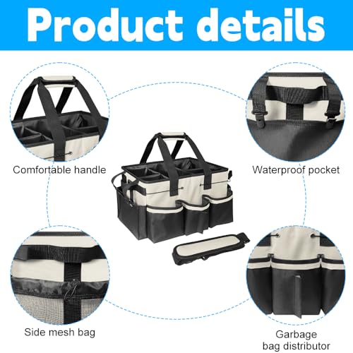 Sac de nettoyage pliable pour ranger vos flacons sans risque de renversement - 4