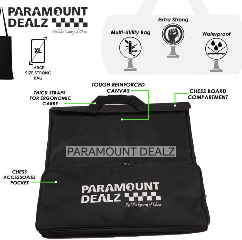 Miniatura 6 de Paramount Dealz - Juego de mesa de ajedrez de madera hecho a mano  Tablero de ajedrez con Zagreb ruso 59 piezas de ajedrez con fondo de fieltro