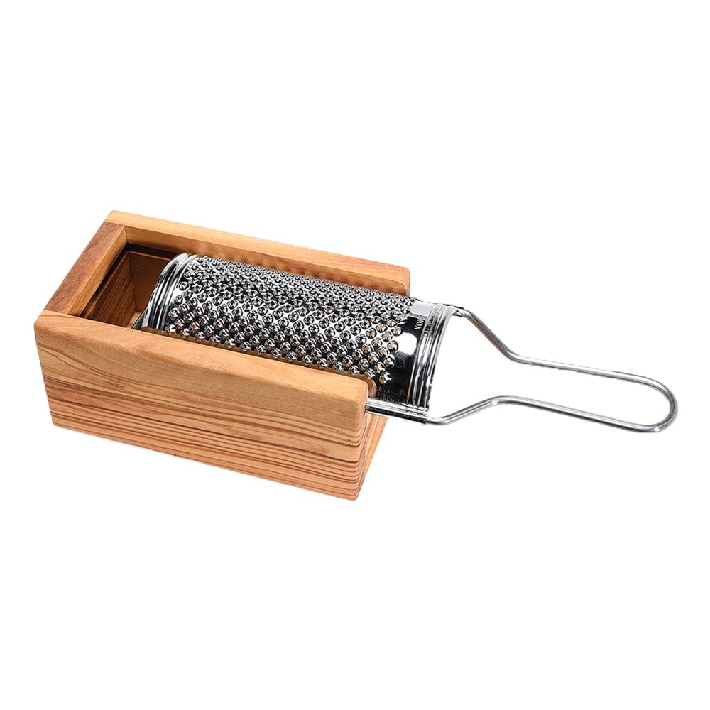 Parmesan Box mit Reibe 15x7x8,5cm