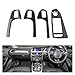 lifmagic 4PCS Fibres de Carbone Couverture intérieure de Voiture Couverture d'accoudoirs Décoration d'accouchement FIT pour Audi A4 B8 2008 2009 2011 2011 2012 2013 2014 2015 RHD