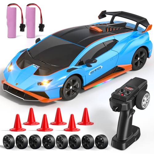 Lamborghini RC Drift Auto, 1:24 Mini 4WD Ferngesteuertes Drift...