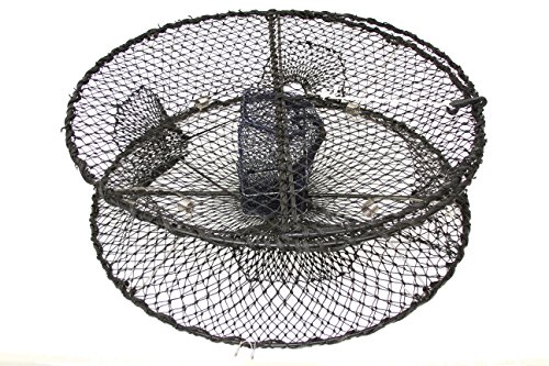 Promar Collapsible Shrimp Pot with Hinged Tending Door, 32-Inch