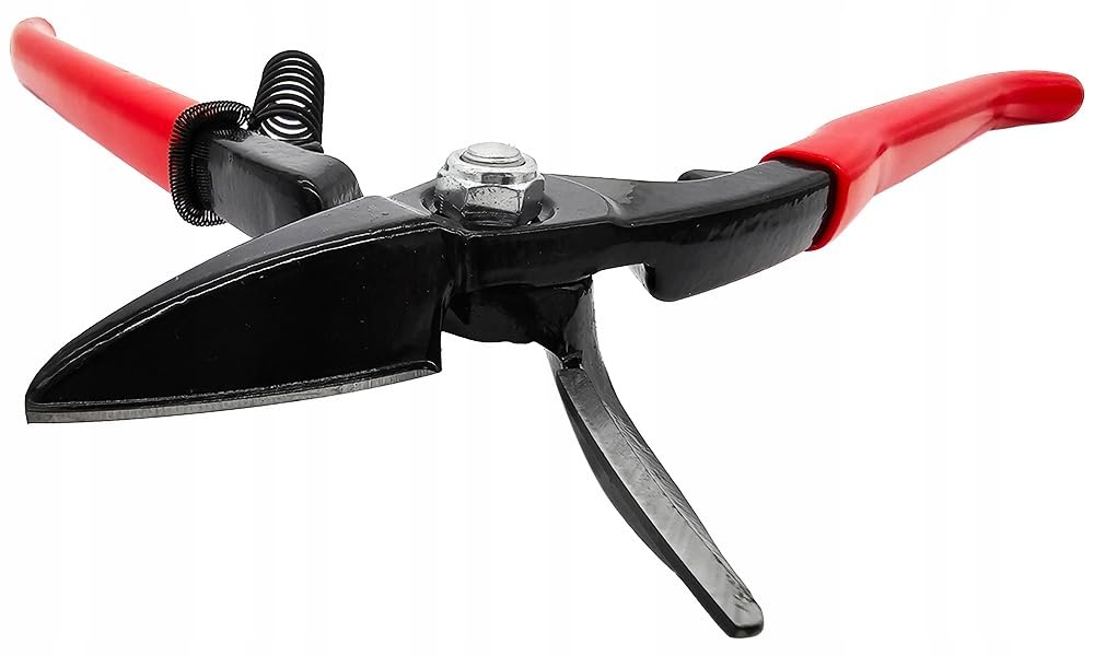 Cisaille bichantourneuse, coupe à droite QS, 280 mm, avec ressort - Réf: CBIDQS
