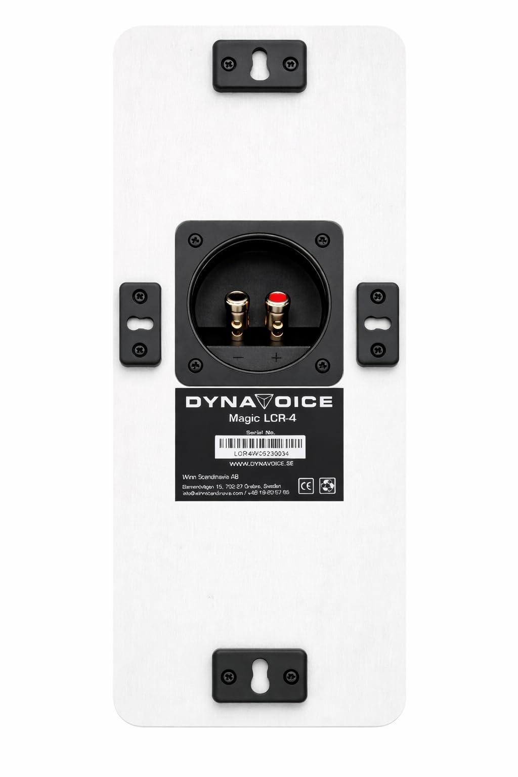 Dynavoice Magic LCR-4 Blanc – Enceintes Passives 2 Voies pour Dolby Atmos & Home Cinéma (Paire), 2×4” + Tweeter 1”, Bass Reflex Frontal, Montage Mur ou Plafond, Blanc Mat
