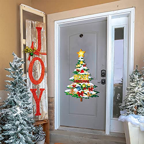 Image of TOODOO Christmas Tree Refrigerator Magnets Magnetic Stickers