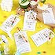 BOFUNX 5 Set Kindergarten Abschied Geschenk, Danke für die Farbenfrohe Zeit Geschenkanhänger + Kunststoff Reagenzgläser mit Korken, Erzieherin Lehrerin Abschiedsgeschenk Danke Geschenke