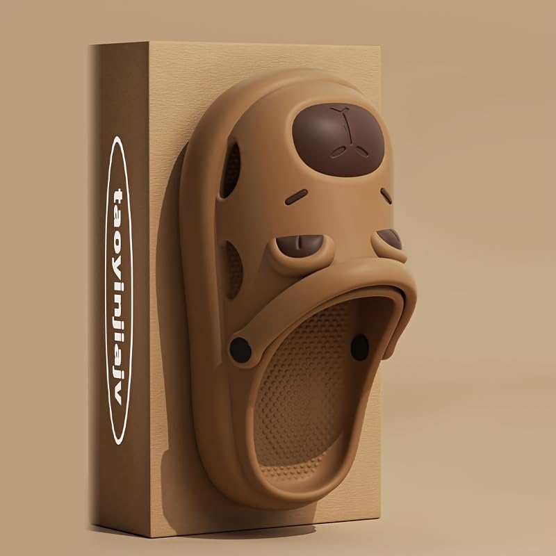 Cute and interesting design, breathable and comfortable thick-soled slippers3